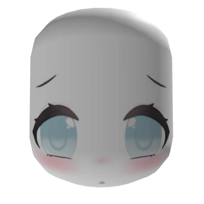 Shy Kawaii Sweet Expression (Blue)