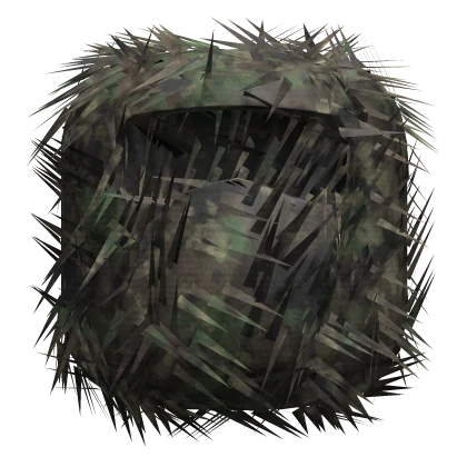 Camo ghillie mask