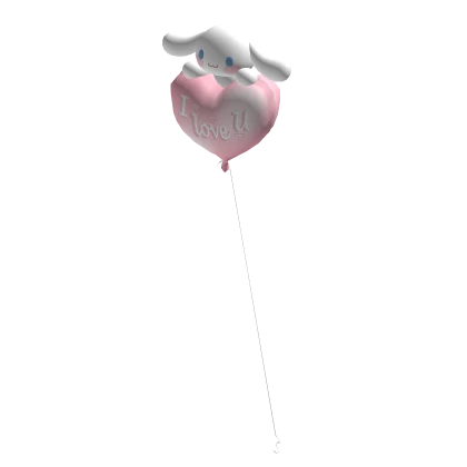 Holdable Heart Balloon bunny Cinnamoroll Valentine