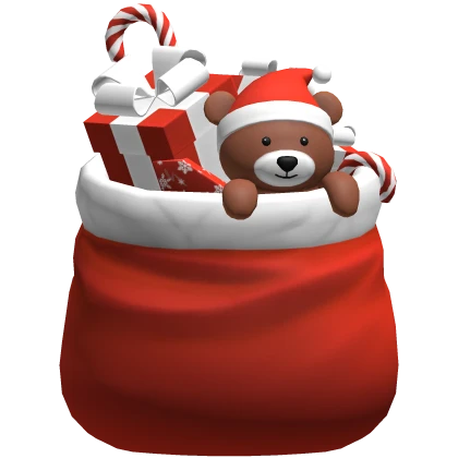 Santa Sack Bag Christmas Cartoony Gift Backpack