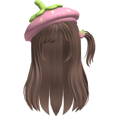 Kawaii cocoa Strawberry Beret Hair 🍓