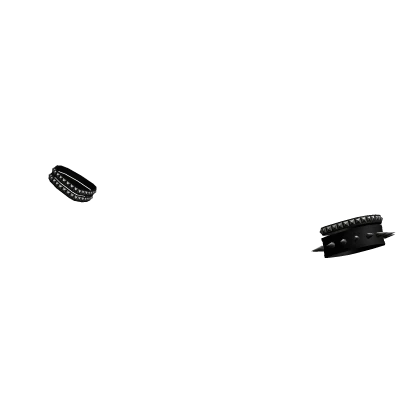 emo 2000s edgy spikey studded bracelets