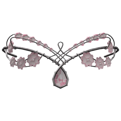 Pastel Pink Flowers Fairy Tiara