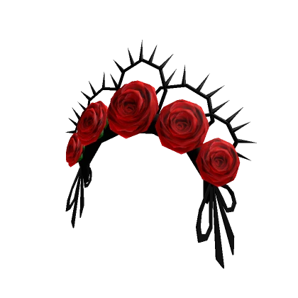 Gothic Vampire Rose Crown