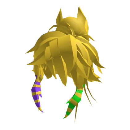 Yellow Party Noob Hair With Streaks Forsaken