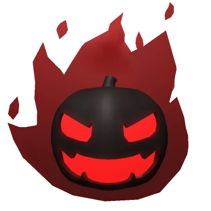 Red Flaming Pumpkin