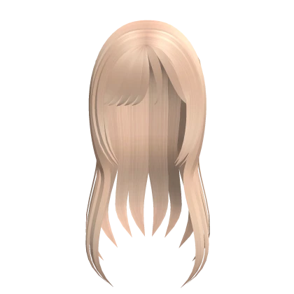 long wispy kawaii protagonist hair in (blonde)