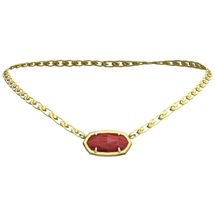 Red Diamond Preppy Necklace 3.0