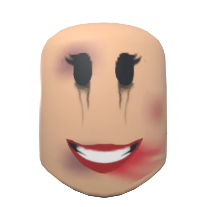 Smudged Miss Scarlet Face Mask