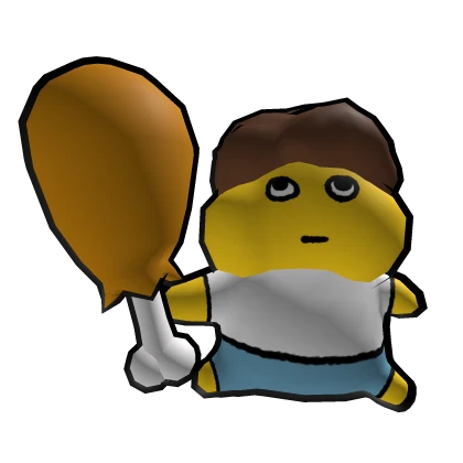 Shedletsky eating chicken