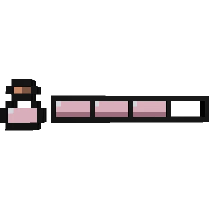 Light Pink 8-Bit XP Bar Y2K