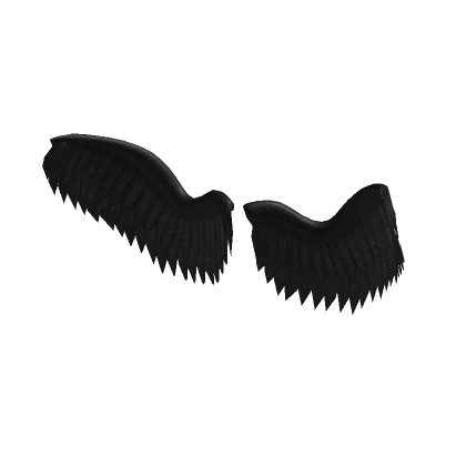 Black Harpy Wings (Biggest On Roblox)