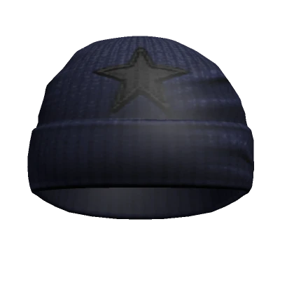 Blue Star Beanie