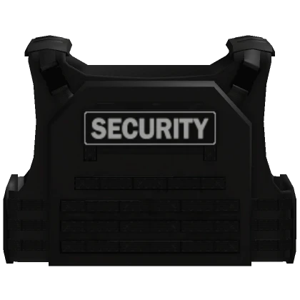 Private Security Ballistic Vest (Black)