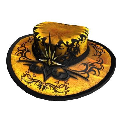 Gold Sigil Mafia Hat