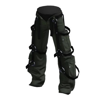 Y2K Strapped Cargoes Army