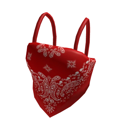 Red 90s Style Bandeau
