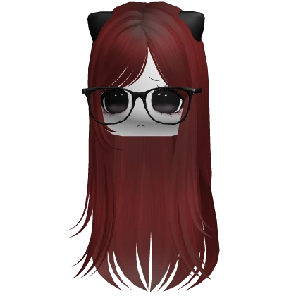 ♡ innocent moe kitty hair red