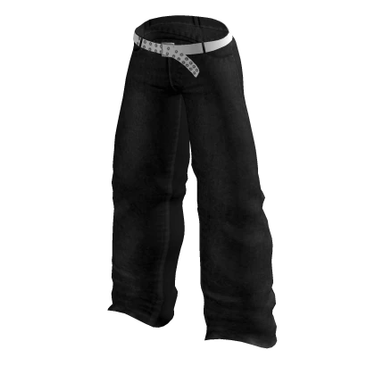 Baggy Jeans W/Belt