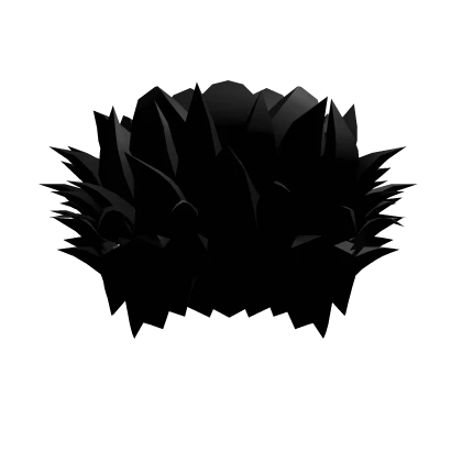 Slicked Back Spikey Anime Hair