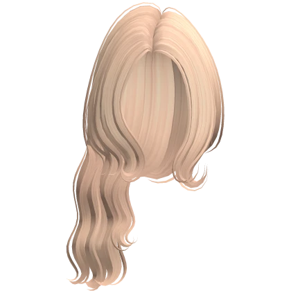 Curly Wavy Over Shoulder Mermaid Hair (Blonde)