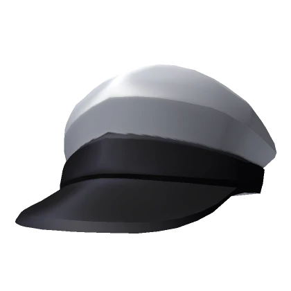 White & Black Modular Captain Hat