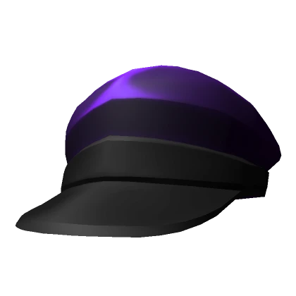 Purple & Black Modular Captain Hat