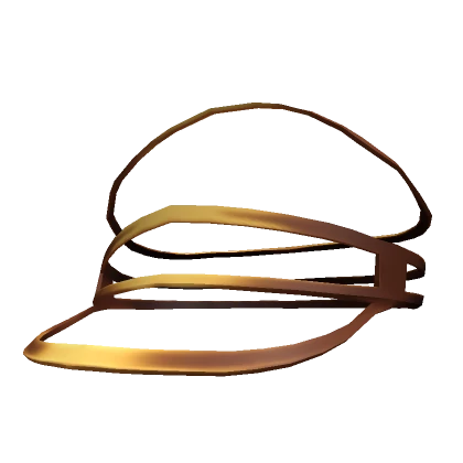 Gold Modular Captain Hat Outline