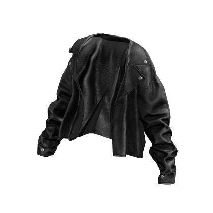Black Biker Leather Jacket