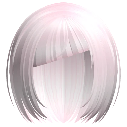 ♱ ┊ emo light pink short bob punk hair