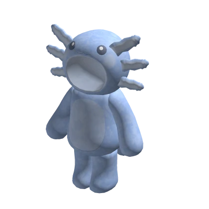 axolotl onesie plushie blue (3.0)