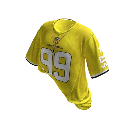 Varsity Jersey W/ Y2K Jesus piece (Yellow)