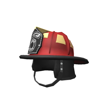 Red Firefighter Helmet