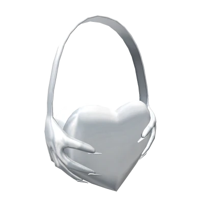 White Heartache Purse