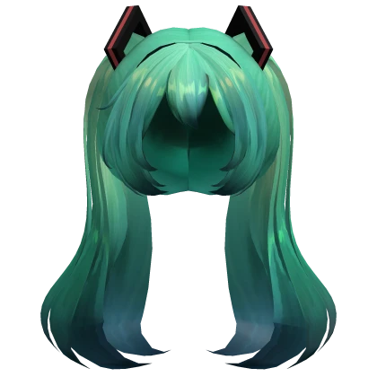 Mimukauwa Miku Nice Try Green Twintails Hair 