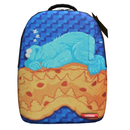 (4.0) Cookie Monster Sprayground Bookbag