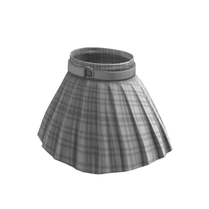 Lovely Pleaded Plaid Skirt - Plaid White