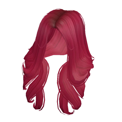 Lovely Long Wavy Hair - Hot Pink