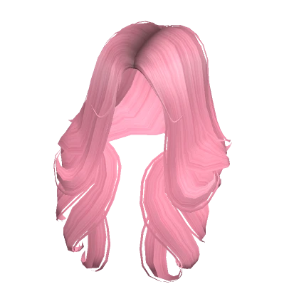 Lovely Long Wavy Hair - Pink