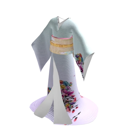 Kimono - Geisha Style - Floral Delight