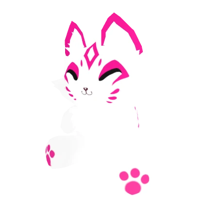 Magenta Chibi Kitsune