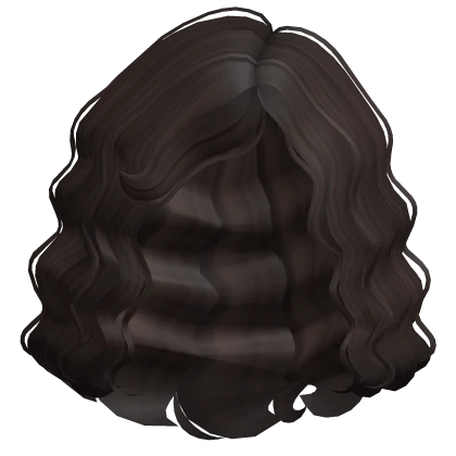 Short Cute Lush Curly Bob Hair (Dark Brown 2)