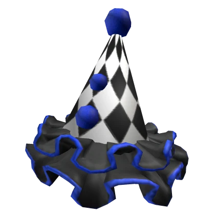 Checkered Clown Hat