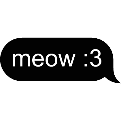 💬 Meow Text