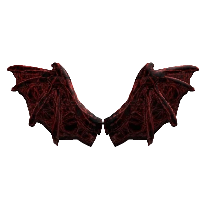 Red and Black Demon Wings