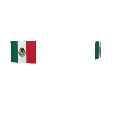 Mexico face stickers