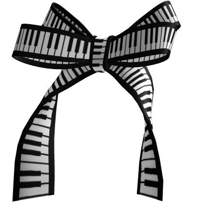 pretty piano keys bow