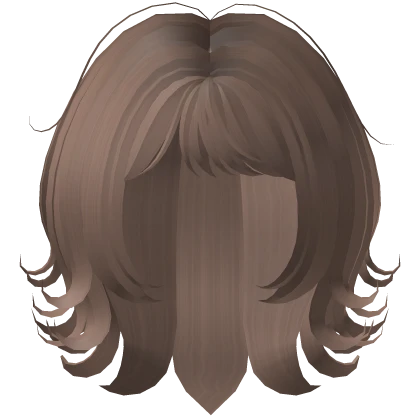 Swirly Shoujo Girl Short Bob (Milk Brown)