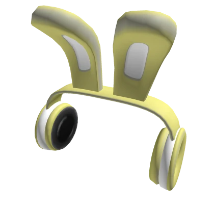 Bunny Headphones Yellow