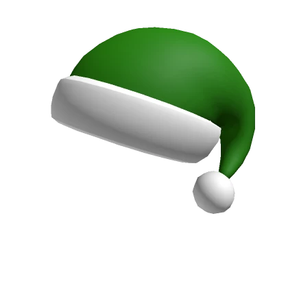 Green Chunky Santa Hat